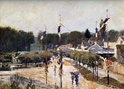 Alfred Sisley Fete Day at Marly-le-Roi oil painting reproduction